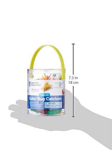Learning Resources Take 10! Color Bug Catchers, Fine Motor Skills, For 2-4 Players, Ages 3+ #TOP5