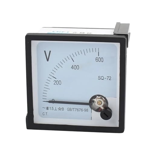 Voltmètre CA à aiguille SQ-72 cadran tension alternative 250V montage sur panneau encastré