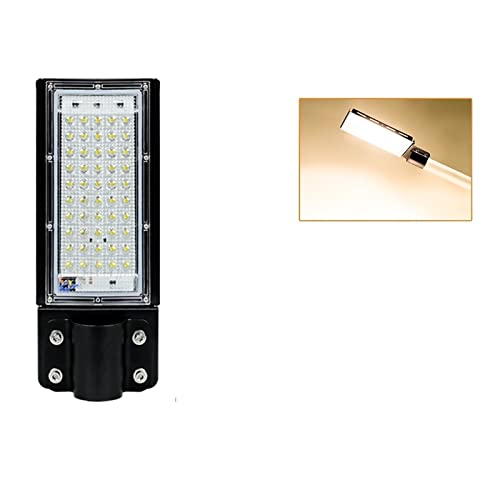 10 0W 50W Luz de inundación de la lámpara de la Calle DIRIGIÓ Iluminación al Aire Libre Foco de lámpara de Pared Impermeable DIRIGIÓ Luces de Calles for casa de Campo(50W-Warm White,2 Pieces)