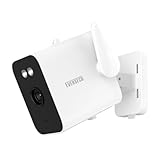 Wire-Free Rechargeable Battery Powered HD Smart Camera Standby for 5 Months, Support Max 128 SD Card, 2-Way Audio, PIR Alert, Wireless IP Battery Security Camera Weatherproof Night Vision