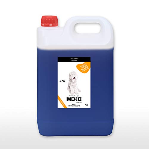MD-10 COLLECTION Champú Perro de Agua para Pelo Blanco (5 L)