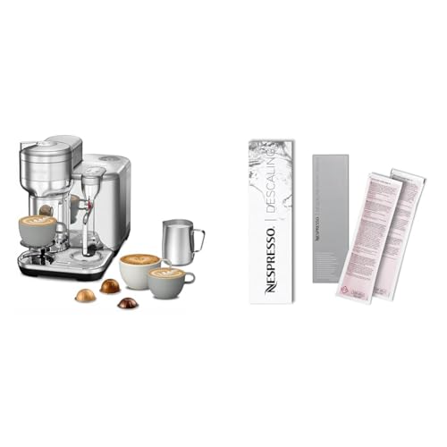 Nespresso Vertuo Creatista Coffee and Espresso Maker by Breville, Brushed Stainless Steel Descaling Kit