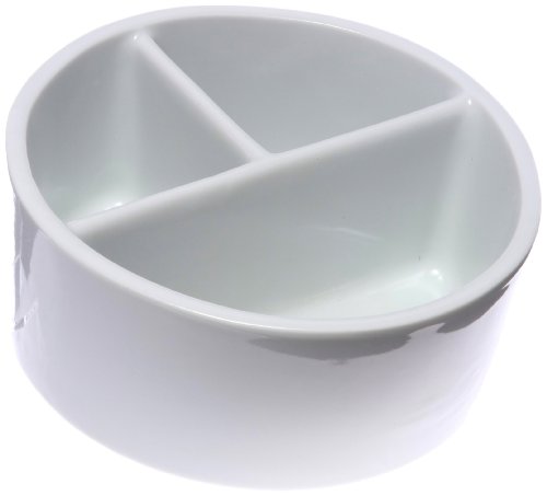 Sumiundo 26507 Round Brush Wash, 3 Holes, Ceramic, 5.9 inches (15 cm)