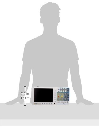 Dimensional representation of the OWON SDS6062 Oscilloscope
