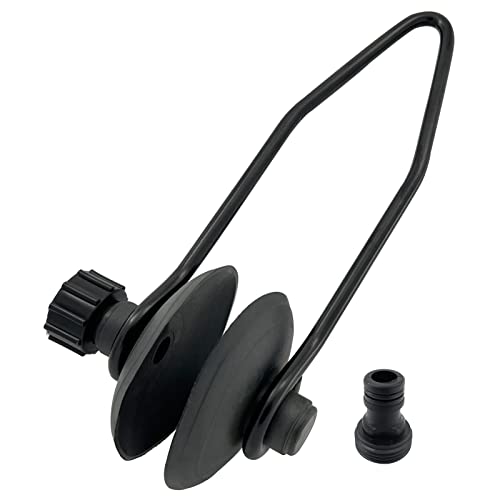 ISURE MARINE Universal Round Muff Motor Flusher for Boats - Flush Away Sand