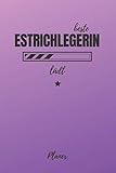 beste Estrichlegerin lädt Planer: inkl. Kalender 2020/2021 für die Ausbildung o. Weiterbildung | Perfekt für Frauen u. Mädchen, die Estrich legen können | Ausbildungsbeginn Geschenk