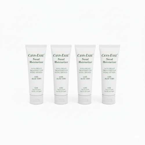 Image of Main Clinic Supply Cann-Ease Nasal Moisturizer Gel | for Dry Nostrils, CPAP & Oxygen Comfort Support, Aloe Vera & Hydration Care | Pack of 4