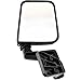 Kool Vue Driver & Passenger Side Jeep Mirrors for Jeep Wrangler 1987-2002, Jeep TJ Accessories, Paintable Full-Door Type