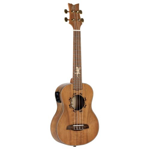 Ortega Guitars Ukulélé Ténor électro-acoustique – Série Lizard – Housse incluse – Paldao, Acajou (LIZARD-TE-GB) - Les Beatles, Paul McCartney, John Lennon, RIngo Starr, George Harrison Ortega Guitars Ukulélé Ténor électro-acoustique - Série Lizard - Housse incluse - Paldao, Acajou (LIZARD-TE-GB) – Image 3