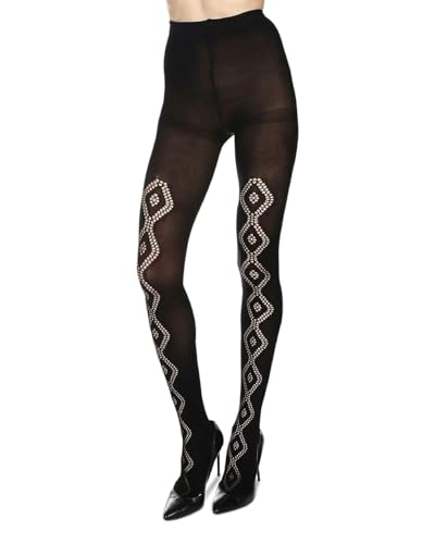 Image of MeMoi Chic Drop Fashion Opaque Tights