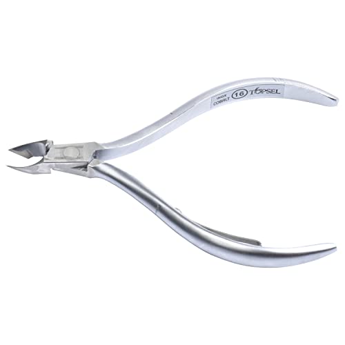 Topsel Inox Cobalt Stainless Steel Cuticle Nipper #16 Full Jaw #TOP2