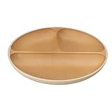 皿 プレート 食洗機対応 電子レンジ対応 日本製 木目調 抗菌ランチプレート アースカラー くすみカラー (アイボリー)