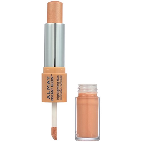 Almay Instant Glow Highlighting Duo, Nude Glow, 0.1 fl. oz, highlighter makeup