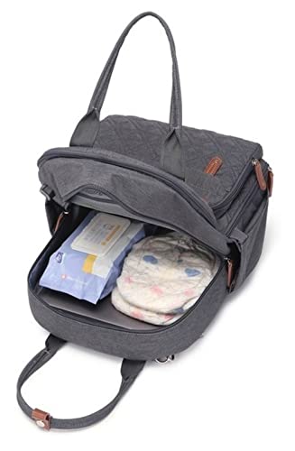 Bolsa Maternity Land Desire Preta USB+Trocador+Par Ganchos