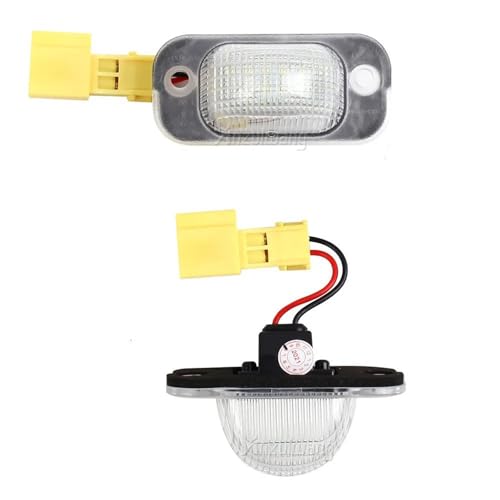 Luces matrícula LED sin error evita avisos en cuadro para Golf II 2 y Jetta II 2 Mk2 2 uds