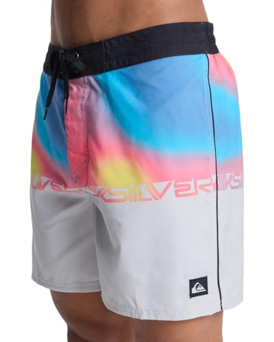 Pantalón corto para hombre Quiksilver ideal para paseos marítimos y tardes de terraza en color gris 5