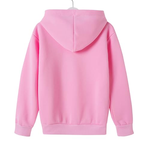 Oversized Hoodies For Girls Cute Fleece Long Sleeve Sweatshirts Hooded Soft Fall Hoodies Y2K Kids Clothes 2-14 Years3