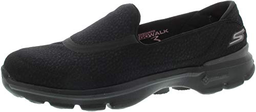Skechers Performance Women's Go Walk 3 Revive Slip-On Shoe,Black,8.5 M US