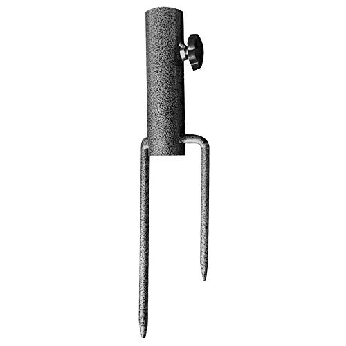 GFULLOV Umbrella Holder Base-Heavy Duty Ground Insert Umbrella Holder Sand Screw Stand Fishing Rods Portable Flag Pole Holder for Park Patio