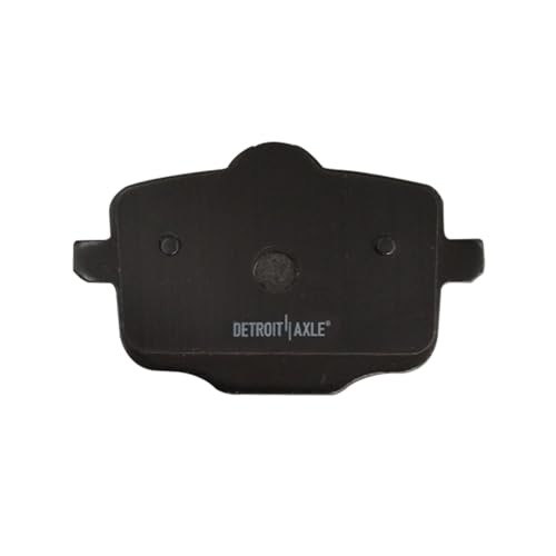 Image of Detroit Axle - Rear Brake Pads for BMW 530e 530i 540i 740e 740i 745e 750i | 750Li M550i xDrive 640i xDrive Gran Turismo 840i xDrive Gran Coupe M2 M3 M4 iX X3 X4 X5 X6 X7, Ceramic Brake Pads Replacement