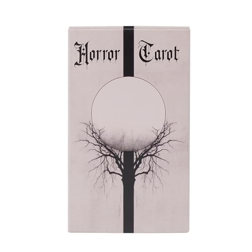 Cartas de tarot de escritorio, estilo de terror, herramienta de