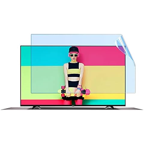 AFGZQ Anti Blue Light TV Screen Protector 32-75 Inch, Anti Radiation Anti Glare Film for Tv for TCL/Samsung/Toshiba/Sony/LG/Hisense (Color : Matte version, Size : 70 inch 1538X869mm) Cover