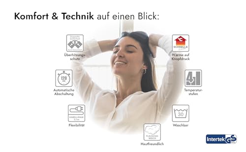 Schulterwärmer von Hydas Elektrisches Heizkissen für Nacken und Schultern