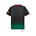 PUMA Mens Ac Milan Off-White Collared Short Sleeve Jersey Casual - Black - Size S