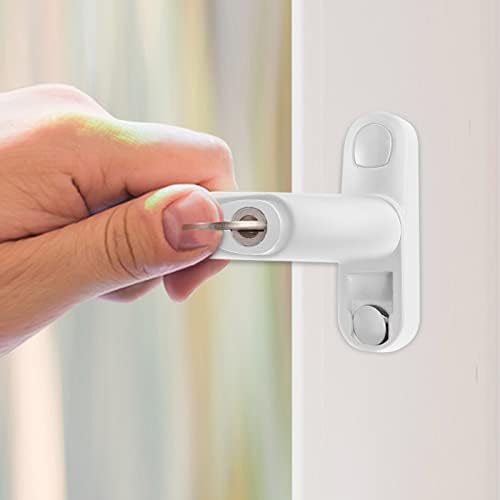 Window Handle Neoteck 10 Pcs UPVC Window Handle Double Glazing Universal Espag Window Handle -White 43mm