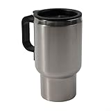Facile à transporter : conçu pour s'adapter à la plupart des porte-gobelets de voiture, ce mug chauffant est parfait pour les voyages et l'utilisation en déplacement. Il vous permet de profiter de boissons chaudes à tout moment, n'importe où.