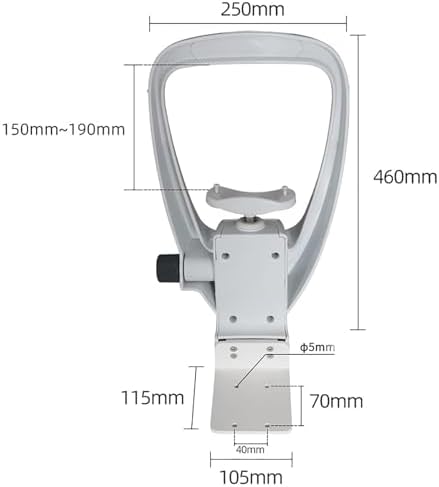Chin Rest Forehead Support Optometry Accessories, Ophthalmic Auto Refractometer Rest Vision Vision Training Forehead Bracket,with Adjustment Knob