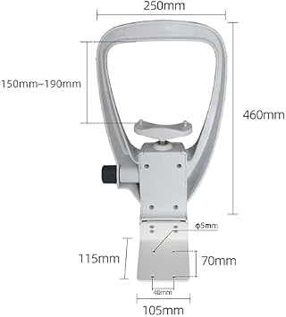 Chin Rest Forehead Support Optometry Accessories, Ophthalmic Auto Refractometer Rest Vision Vision Training Forehead Bracket,with Adjustment Knob