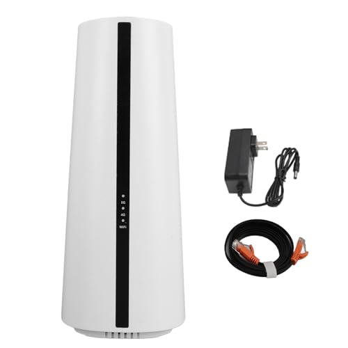Image of 5G CPE Router with SIM Card Slot, 1800Mbps High Speed 2.4G /5.8G Cordless Router CPE Router Modem Dual Band SA NSA for Smarthome Office Indoor, Support 64 Users (US Plug)