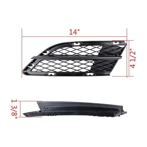Parrillas delanteras de radiador 51117198901 para parachoques de coche E91 3