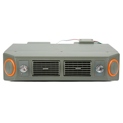 ZASCHMOY Montaje del Evaporador de Aire Acondicionado Universal para Automóviles, Camiones, RVS y Campistas - DC12V 6A Ajuste de Temperatura de 3 Velocidades bajo Evaporador de CA de Tablero (12V)