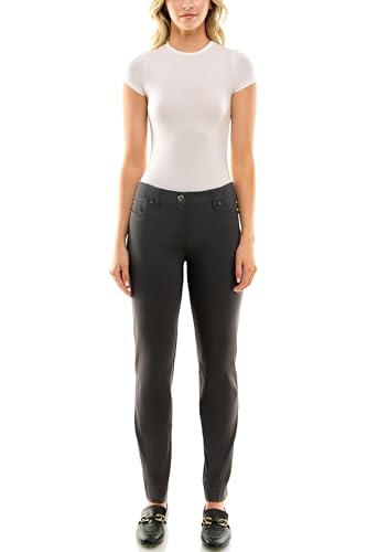 Image of Zac & Rachel Women's Millennium Fabric Pant - Perfectly Designed Woven Stretch Combination That Makes for The Most Flattering