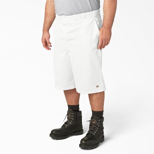 Dickies Men’s 13-Inch Loose Fit Work Shorts – Durable Outdoor Uniform Shorts with Multi-Pockets for Men on The Job, White, 32 - image 9