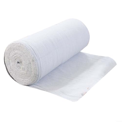 HomeVortex Keramikfaser-Isolierdecke, hochtemperaturbeständige Matte, 2 mm dick, Hitzeschild für Ofen, Türen, Rohrleitungen, Behälter, Schweißschutz, 1260 ℃ (1 m x 1 m)