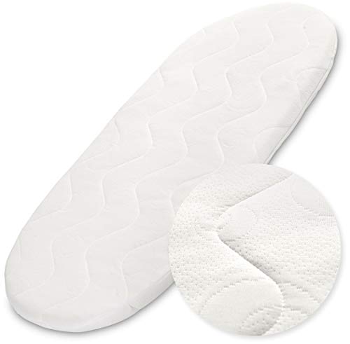 Parure de lit 75 x 35 cm anti-étouffement, 2 housses en coton jersey blanc, coussin ergonomique, réducteur de bain Cover