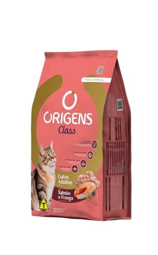 Ração Seca Origens Class Salmão e Frango para Gatos Adultos - 10 Kg