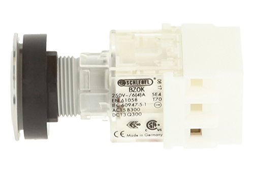 Georg Schlegel Pulsante con illuminazione ad anello, illuminabile 1S, rotondo, connettore piatto SHORTRON 2,8 mm x 0,8 mm - 1 pezzo