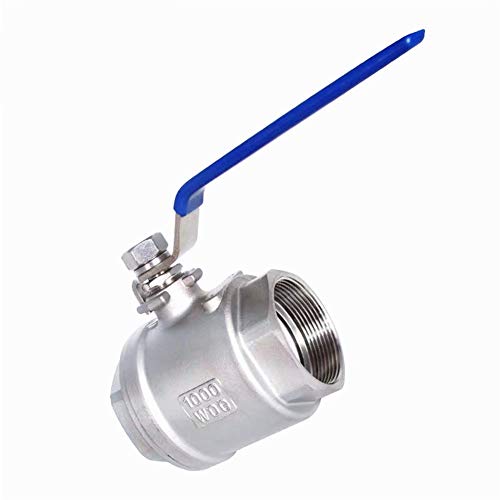 Válvula de bola de acero inoxidable 2 pulgadas DN50 para tuberías con rosca BSPT 5