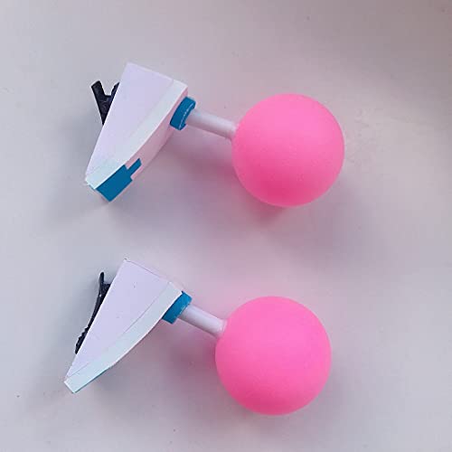 Mnf Saiki Kusuo Glasses + Hair Clips,Anime Anime The Disastrous Life Of Saiki K Cosplay Costume Accessories Green Pink, About 12.2Cm #TOP1