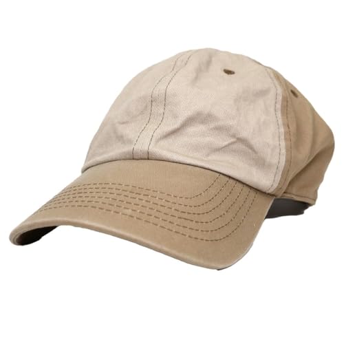 [ビッグワッチ] 帽子 コットン ローキャップ TCP メンズ L XL 大きいサイズ ジャパンフィット 小顔効果 ＵＶ対策 (ベージュ/グレージュ)