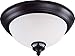 Maxim 21580SWOI, Novus Flush Mount, 1-Light, 60 Watts, Oil Rubbed Bronze
