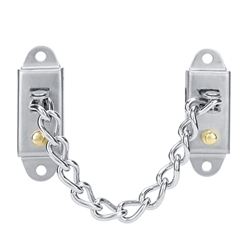Chaîne de fenêtre en acier inoxydable - Entrebâilleur de porte de sécurité pour fenêtre ouverte plate - Meubles de maison