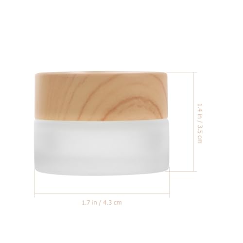 Vaso de vidrio esmerilado para limpieza de pinceles de manicura miniatura 2