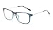 Flowertree Unisex S9352 Lightweight Super Thin Arm Wayfarer 52mm Glasses (Blue)