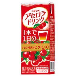 ニチレイ アセロラドリンク 200ml紙パック×24本入×