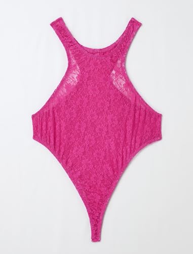 ABAFIP Men's Lace Bodysuit High Cut One Piece Leotard Sleeveless Racerback Sheer Lingerie Undershirts Top3